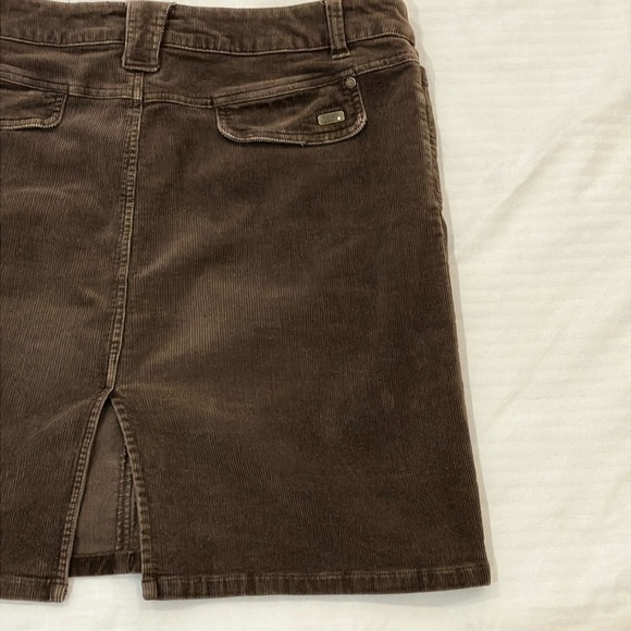 Point zéro women’s size 13 corduroy Classic Brown Skirt - Picture 6 of 14